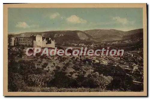 Ansichtskarte AK Greoux les Bains Chateau des Templiers et Vue generale