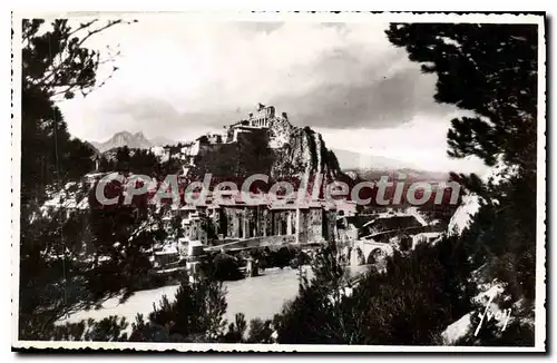 Ansichtskarte AK Sisteron Bses Alpes La Durance et la citadelle