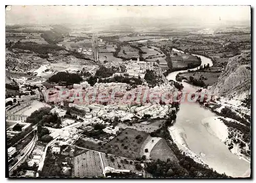Cartes postales Sisteron Basses Alpes Vue generale aerienne sur la Ville et la Vallee de la Durance