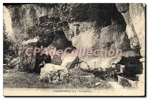 Cartes postales Ganagobie B A La Fontaine