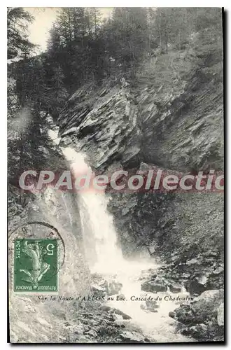 Cartes postales Sur la Route d'Allos au Lac Cascade du Chadoulin