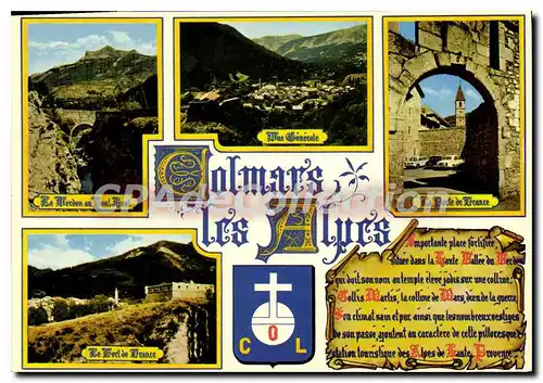 Cartes postales Colmars les Alpes Alpes de Haute Provence