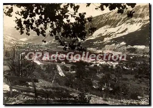 Cartes postales St Andre les Alpes Vue generale