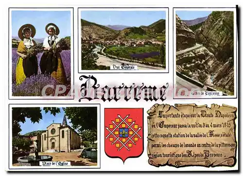 Cartes postales Paysages de France Barreme Basses Alpes