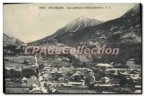 Ansichtskarte AK Briancon vue generale et Ste Catherine