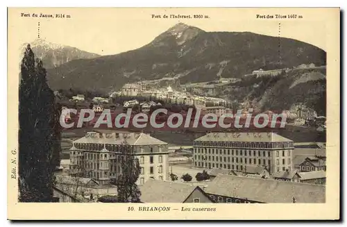 Cartes postales Briancon Les casernes