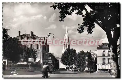 Cartes postales Les Alpes Gap la Place Euziere et le Square Voltaire