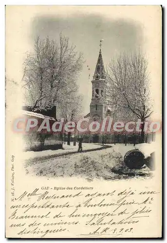 Cartes postales Gap Eglise des Cordeliers