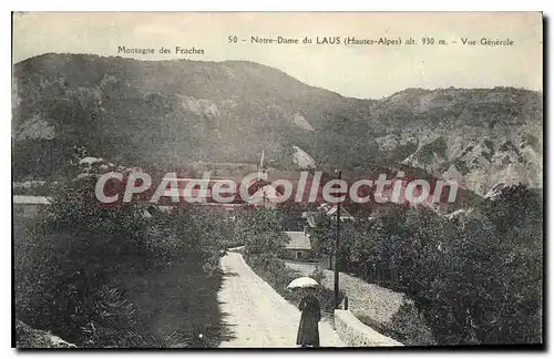 Cartes postales Montagne des Fraches Notre Dame du Laus Hautes vue generale