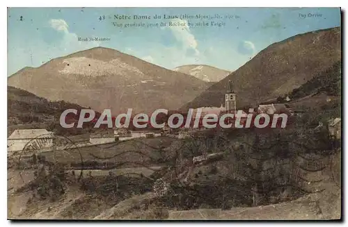 Ansichtskarte AK Notre Dame du Laus Hautes Alpes vue generale prise du Rocher