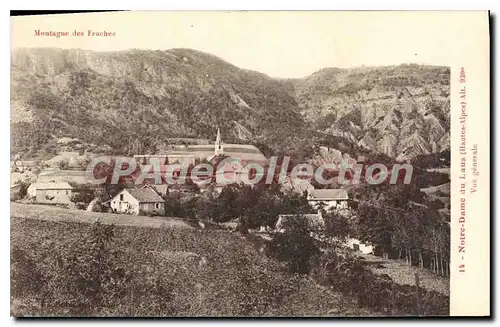 Ansichtskarte AK Montagne des Fraches Notre Dame du Laus Hautes Alpes vue generale