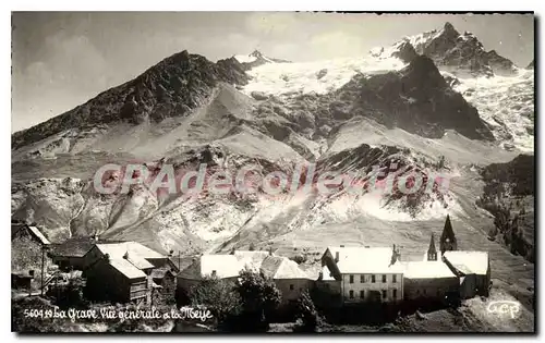 Cartes postales La Grave vue generale et la Meije