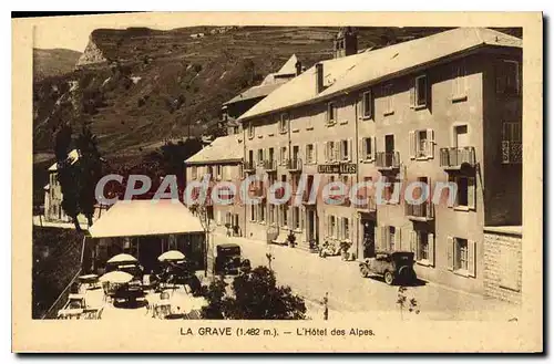 Cartes postales La Grave l'Hotel des Alpes