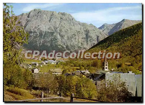 Moderne Karte Environs de Briancon Hautes Alpes Vallee de la Claree Nevache Vue d'Ensemble