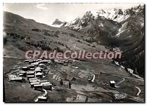 Ansichtskarte AK Saint Veran Htes Alpes la Commune la plus haute d'Europe Vue panoramique aerienne Vallee de l'Ai