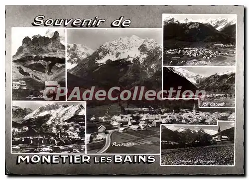 Cartes postales Route des Grandes Alpes Le Monetier les Bains H A Souvenir