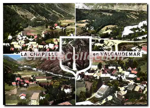 Cartes postales La Chapelle en Valgaudemar Hautes Alpes Vue generale la Vallee vers St Firnin le Pont des Richar