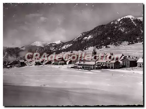 Ansichtskarte AK Les Grandes Alpes en Hiver Montgenevre H A Vue generale