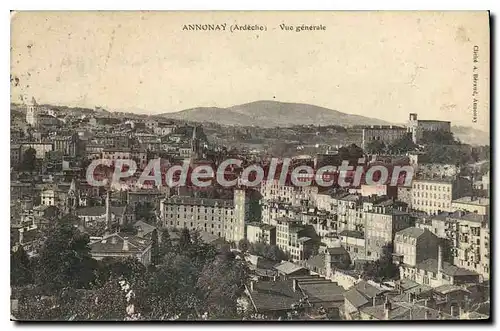 Cartes postales Annonay Ardeche Vue generale