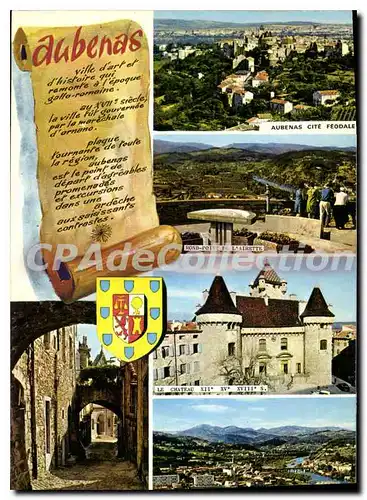 Cartes postales Ardeche Pittoresque Aubenas