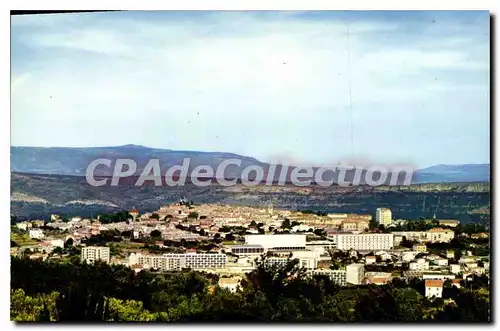 Cartes postales Aubenas Ardeche Depuis le Camping des pins le quartier des olivers et la ville
