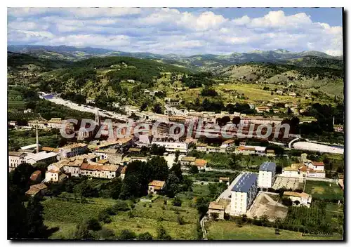 Ansichtskarte AK Aubenas Ardeche Pont d'Aubenas Pont d'Ucel au loin l'Escrinet