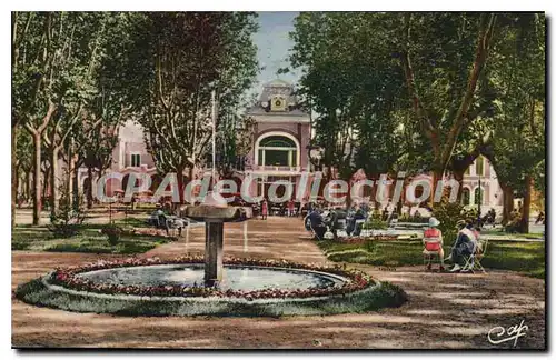 Cartes postales Vals les Bains Allee centrale du Parc