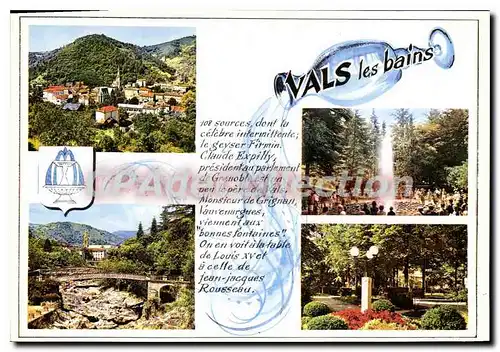 Cartes postales Vals les Bains Centre Thermal et Touristique