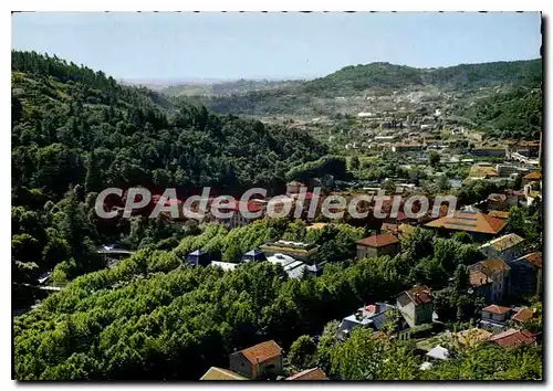 Ansichtskarte AK Vals les Bains Ardeche Vue generale et Labegude