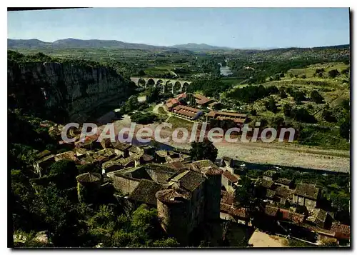 Ansichtskarte AK Ardeche Pittoresque Vue generale de Vogue sur les Bords de l'Ardeche