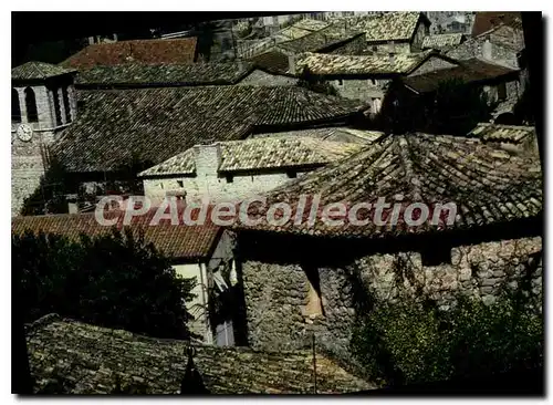 Cartes postales La Vallee moyenne de l'Ardeche Vogue Vieux village typique en Vivarais les toits enchevetres