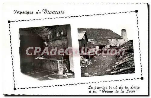 Cartes postales Paysages du Vivarais la Ferme de la Loire au Mont Gerbier de Jonc
