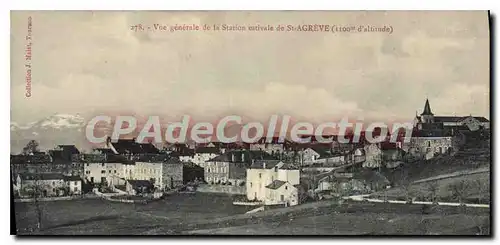 Cartes postales Vue generale de la Station estivale de St Agreve