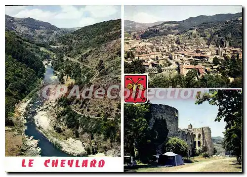 Cartes postales Le Cheylard Les Gorges de l'Evrieux Vue generale