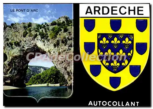 Ansichtskarte AK Image de l'Ardeche Le Pont d'Arc Merveille de la Nature