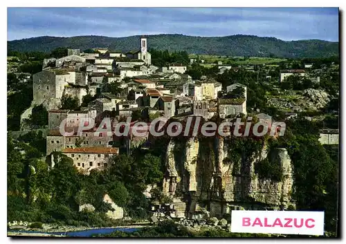 Cartes postales Balazuc Ardeche Pittoresque Le village de Balazuc fonde par les Sarrazins au dessus