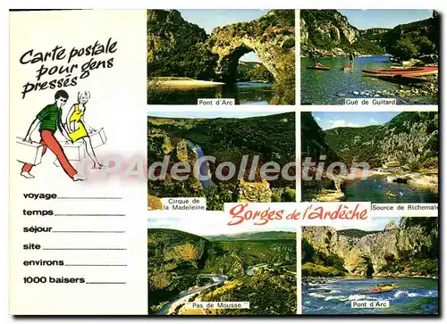 Cartes postales Gorges de l'Ardeche