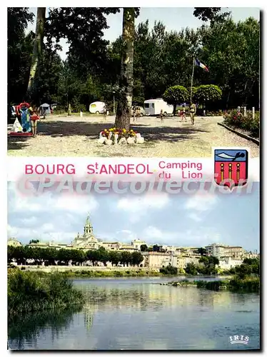 Cartes postales Bourg St Andeol Camping du Lion sur les bords du Rhone a Bourg St Andeol