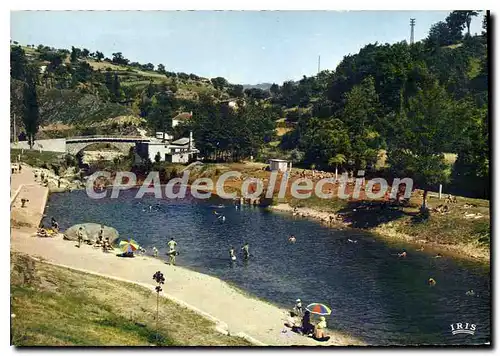 Ansichtskarte AK Ardeche Pittoresque Lamastre Centre Touristique du Vivarois La Plage de Retourtour sur le Doux