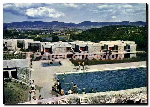 Cartes postales Casteljau Les Vans Vue de la piscine et des gites