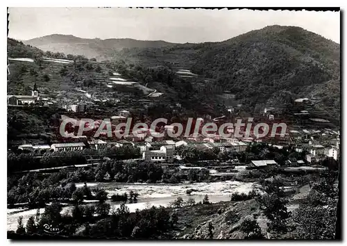 Cartes postales Lamastre Ardeche Vue Generale Vallee du Doux et le Mont Pechelard