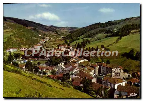 Cartes postales Vue generale de Saint Cirgues en Montagne Environs du Lac d'Issaries