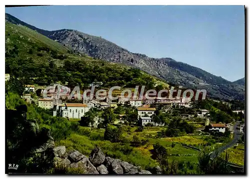 Cartes postales Ardeche Pittoresque Vue generale de Laviolle Route de Vals les Bains a Mezilhac