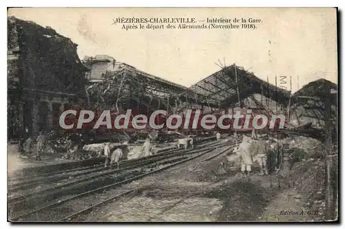 Cartes postales Mezieres Charleville Interieur de la Gare