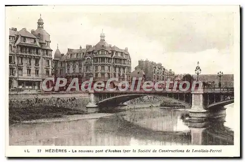 Cartes postales Mezieres Le nouveau pont d'Arches