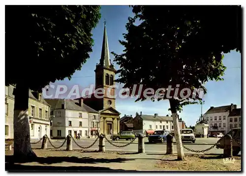 Cartes postales Rocroi L'Eglise St Nicolas et la Place Ancienne Place d'Armes