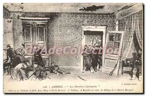 Cartes postales Ambigu Les Dernieres Cartouches