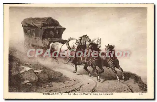 Cartes postales Tschaggeny La Malle poste des Ardennes