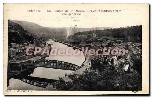 Ansichtskarte AK Ardennes Vallee de la Meuse Chateau Regnault Vue generale