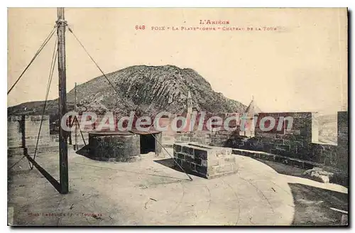 Cartes postales Foix La Plate forme Chateau de la Tours
